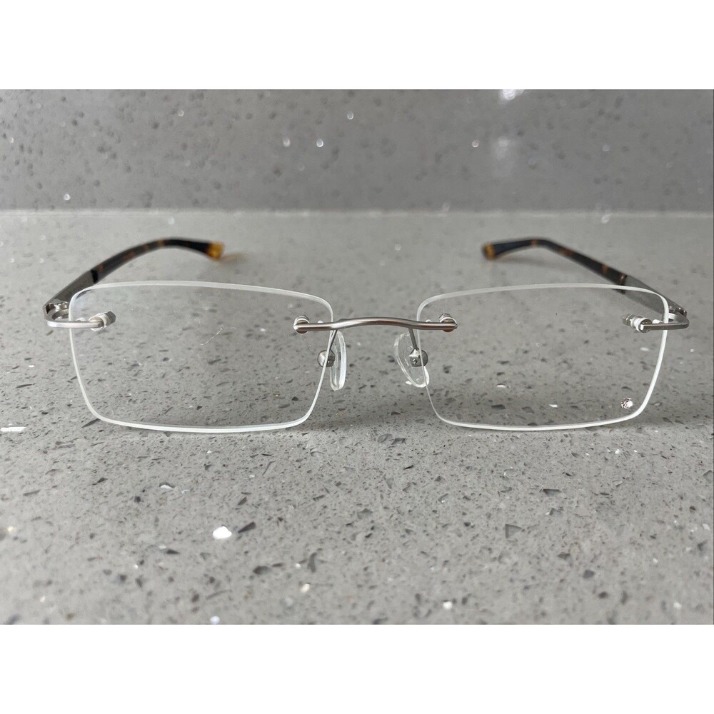Eyebuydirect Orion Rimless C3 Eyeglasses Frames ONLY 52-18-135 Tortoise
